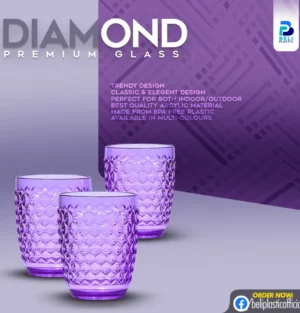 Diamond Plastic Glass