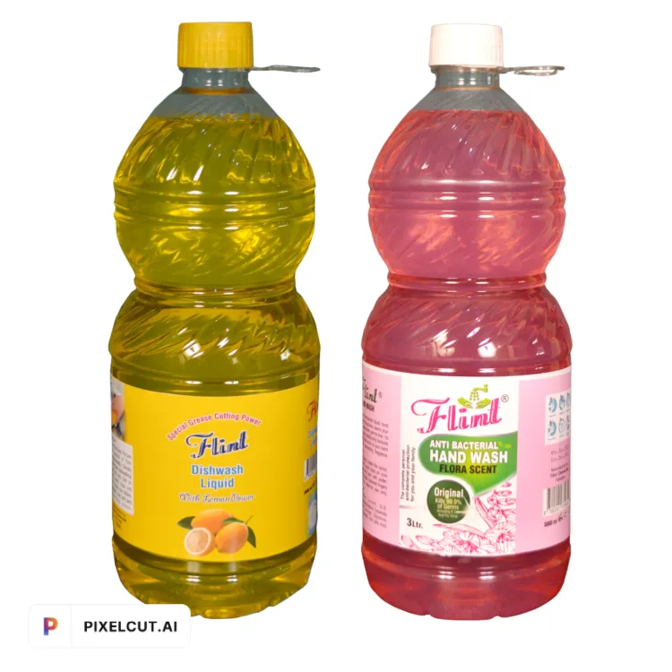 FLINT Hand Wash & Dishwash Liquid Combo Packs for a Cleaner Home 3 LITER