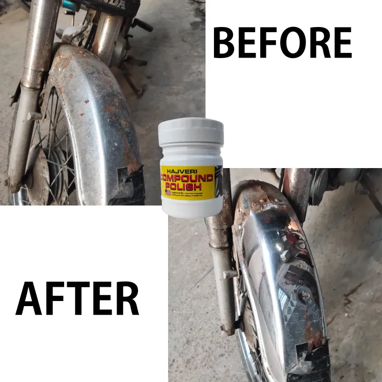 Hajveri compound Polish Rubbing scratch rust remover For Bike Car Other - Image 2