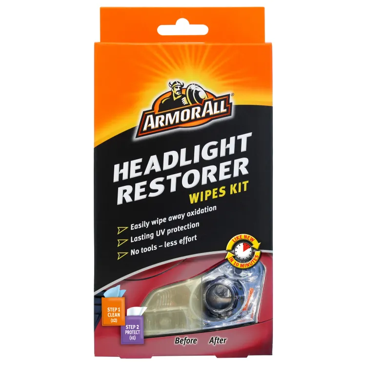 Armor All Head Light Restorer Wipes 1set