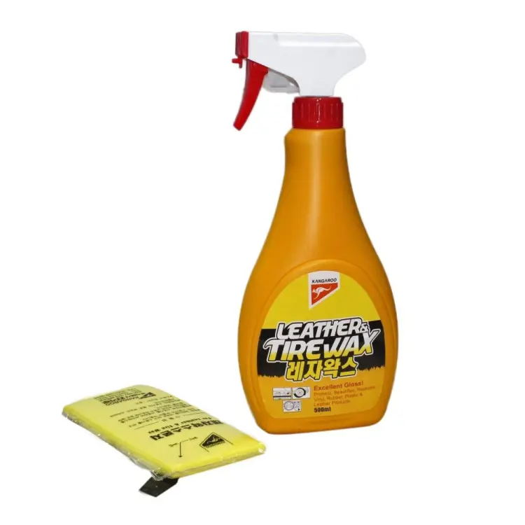 Leather Tire Spray Wax Foam Cleaning Bike And Car 500 Ml
