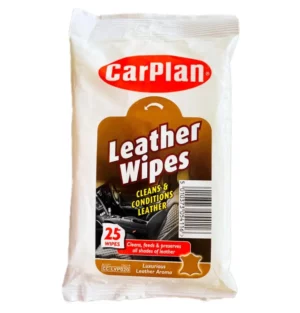 Leather wipes cleans