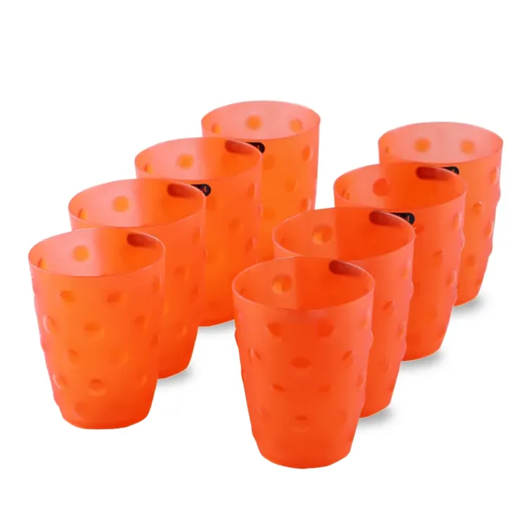 Pineapple Plastic Glass Set Pack of 8