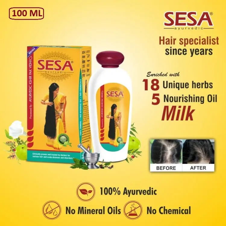 SESA Oil Bigger Hair oil for long and thick hair for girls Pack of 200 ml