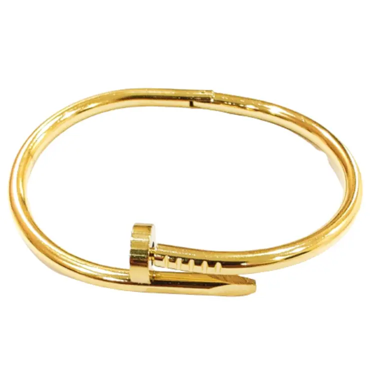 Beautiful Trendy Shiny Love Nail Bracelet For Women