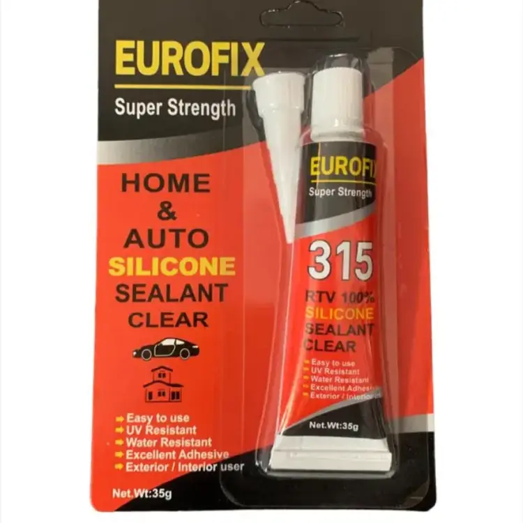 Ultimate Cleaning Solution Auto Silicone Sealant Clear