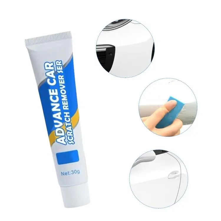 Car Scratch Remover Repair Agent Wax Car Polishing With Sponge 30ml