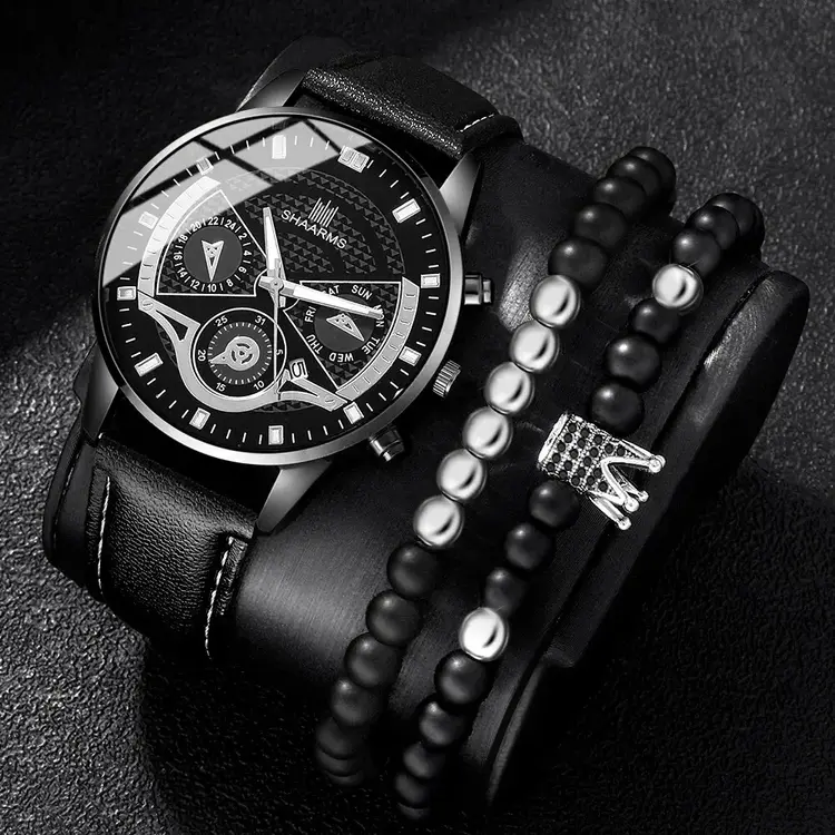 3 PCS Men Watch Set